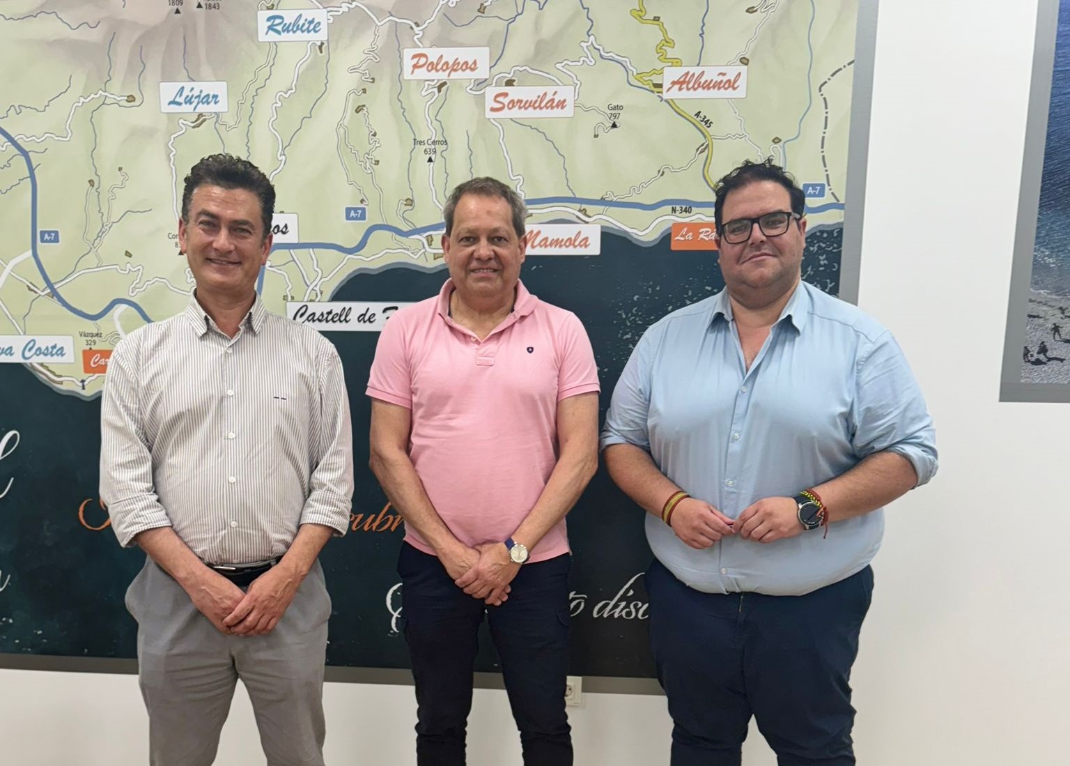 Rafael Caballero recibe a Carlos Irigoyen, gerente de ASA Andalucía